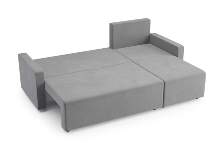 Диван угловой еврокнижка Мидгард темно-серый