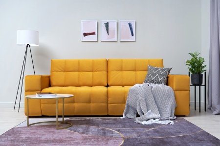 Диван пантограф Рон желтый