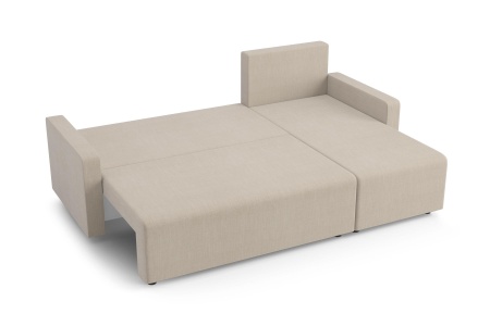 Диван угловой еврокнижка Мидгард бежевый